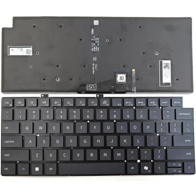 Dell Pro 13 Plus PB13250, PB13255, P194G, P195G, šedá klávesnica US