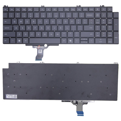 by Dell Pro 16 Plus PB16250, PB16255, P135F, 2024, Pro 16 PC16250, PC16255, teclado cinza dos EUA on pcspare.com - Global Laptop Parts Center