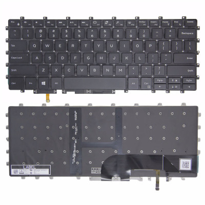Dell XPS 15 9575 P73F 2-en-1 backlit teclado de EE.UU.