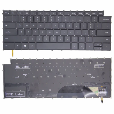 by Dell XPS 9500 9510 9700 9710 9720 9730 P92F черная подсветка клавиатура США on pcspare.com - Global Laptop Parts Center