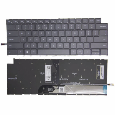 by Dell Inspiron 13 5310 5320 black backlit US keyboard on pcspare.com - Global Laptop Parts Center