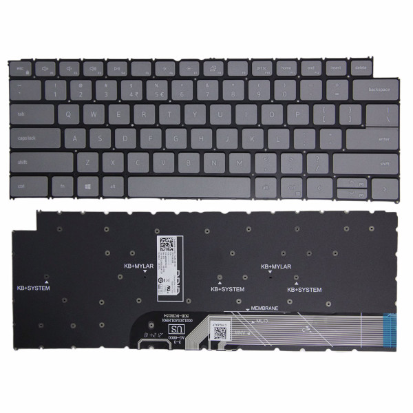 By Dell Inspiron 16 5620 5625 5630 5635 gray US keyboard at pcspare.com — Global Laptop Parts Center