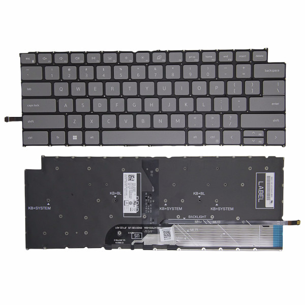 By Dell Inspiron 16 Plus 7620 7630 gray backlit US keyboard at pcspare.com — Global Laptop Parts Center
