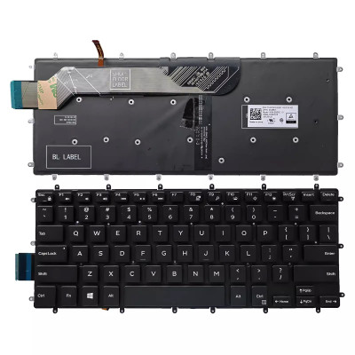Dell Inspiron 7570 7572 7573 7579 black backlit US keyboard