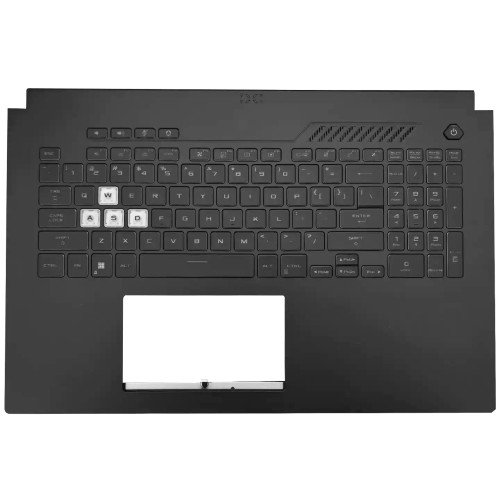 ASUS TUF Gaming FX707 FA707 clavier rétroéclairé RGB US repose-poignets grille d'aération unique blanc