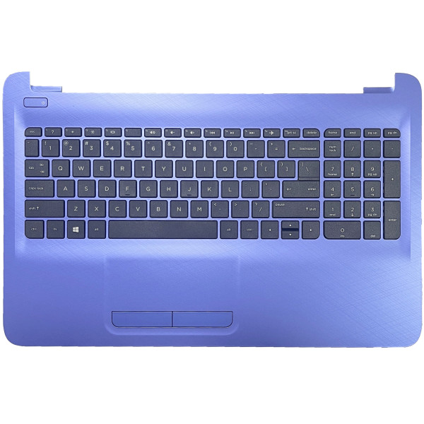By HP 15-AC, 15-AF, 15-AY, 15-BA, 15-BD, TPN-C125, 250 G4, 250 G5, 255 G4, 255 G5, US Keyboard Palmrest purple, 813978-001 at pcspare.com — Global Laptop Parts Center