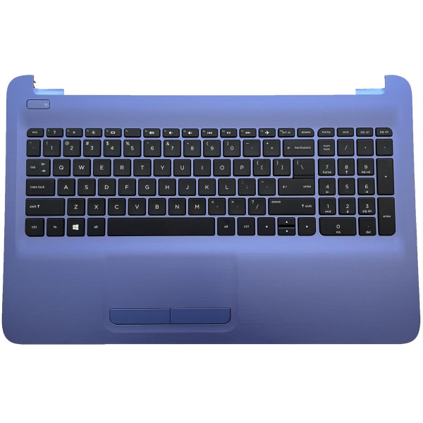 By HP 15-AC, 15-AF, 15-AY, 15-BA, 15-BD, TPN-C125, 250 G4, 250 G5, 255 G4, 255 G5, US Keyboard Palmrest Purple, 855026-001 at pcspare.com — Global Laptop Parts Center