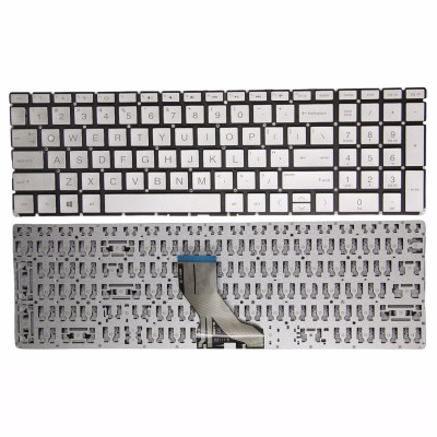 HP 15-DX 15-DS 15-DR 15-CS 15-DW 15T-DW silver US keyboard OEM