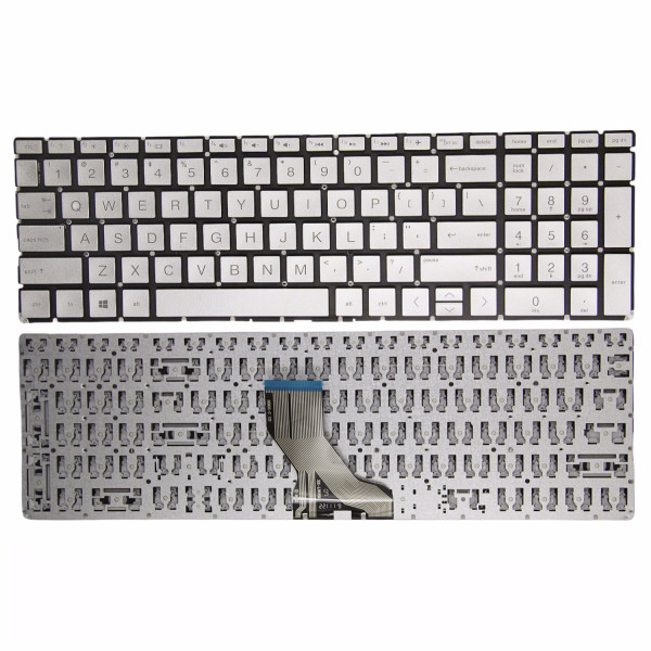 By HP 15-DX 15-DS 15-DR 15-CS 15-DW 15-DW argent clavier américain OEM at pcspare.com — Global Laptop Parts Center