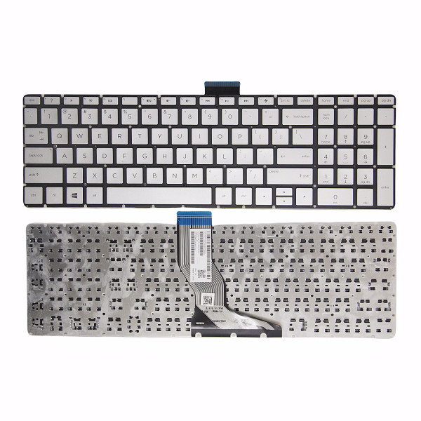 By HP 15-EF 15Q-DY 15-BR 15S-ER 15S-FR 15S-EQ 15S-FQ silver US keyboard at pcspare.com — Global Laptop Parts Center