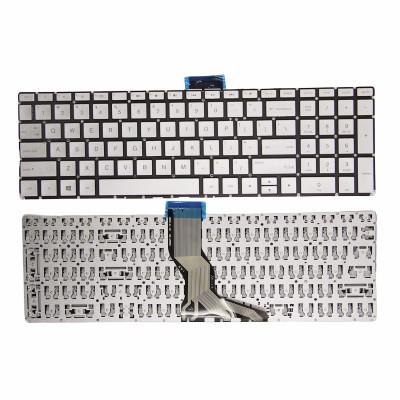 HP 15-EF 15Q-DY 15-BR 15S-ER 15S-FR 15S-EQ 15S-FQ silver US keyboard OEM