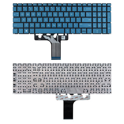 HP 15-EG, 15-EH, 15-ER, 15M-EH, 15-FD, 15-FC, TPN-Q245, TPN-Q246 blu US tastiera F1 domanda