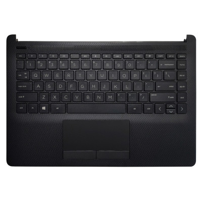 HP 240 G8, 245 G8, 246 G8, 14-CF, 14-DK, US клавиатура Palmrest Black touchpad
