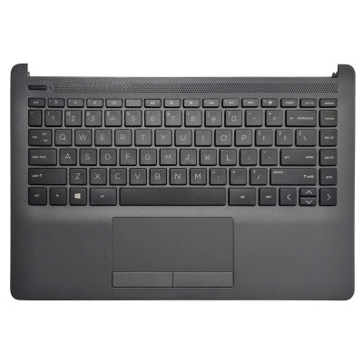 HP 240 G8, 245 G8, 246 G8, 14-CF, 14-DK, американская клавиатура Palmrest с серым тачпадом