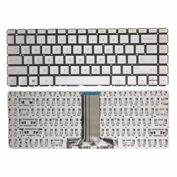 By HP 340 G7 348 G7 240 G6 246 G6 245 G6 I136 plata US keyboard OEM at pcspare.com — Global Laptop Parts Center