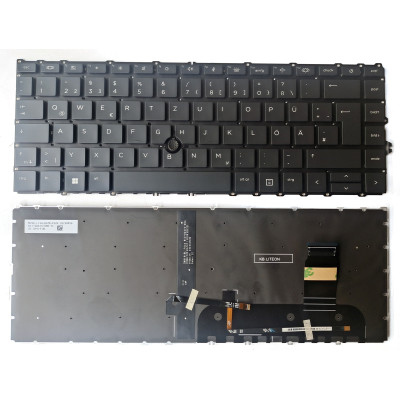 HP 840 G7 G8 745 845 G7 G8 Zbook Firefly 14 G7 G8 backlit DE German keyboard