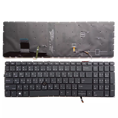 HP 850 G7 850 G8 855 750 755 G7 G8 backlit Arabic AR keyboard
