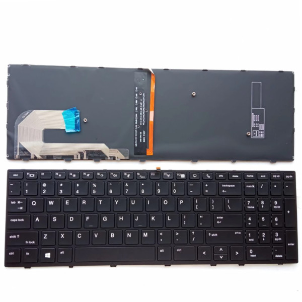 By HP EliteBook 855 850 G5 G6 750 755 G5 Zbook 15U G5 G6 retroiluminado teclado EUA preto at pcspare.com — Global Laptop Parts Center