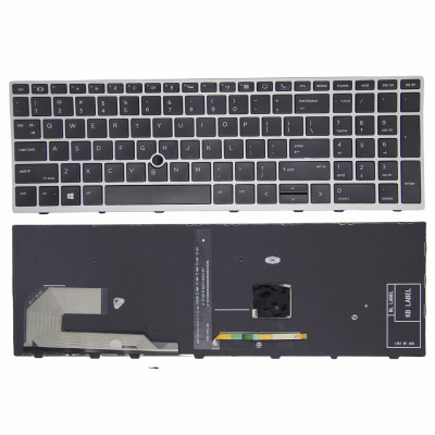 HP EliteBook 855 850 G5 G6 750 755 G5 Zbook 15U G5 G6 mit hintergrundbeleuchteter US-Tastatur