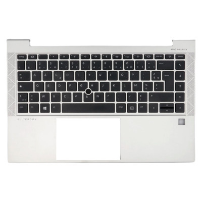 HP ELITEBOOK 745 G7, 840 G7, 745 G8, 840 G8, заднего вида французская клавиатура FR с пальморестом