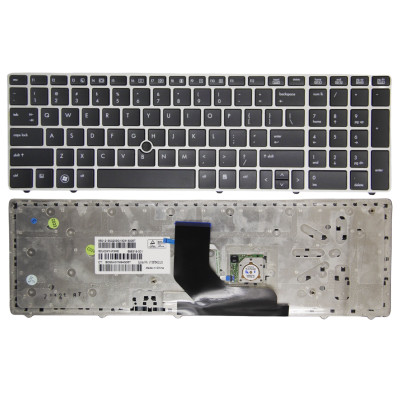 by HP ELITEBOOK 8560P, 8560p, 8570p, 6560b, 6565b, Silberrahmen-Trackpoint US-Tastatur on pcspare.com - Global Laptop Parts Center