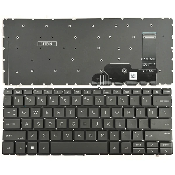 By HP EliteBook 1040 G9, 1040 G10, tastiera statunitense at pcspare.com — Global Laptop Parts Center