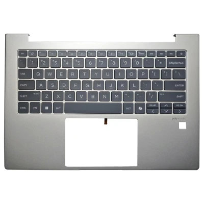 HP EliteBook 640 G11, 645 G11, podświetlona podświetlona palmrest klawiatury USA