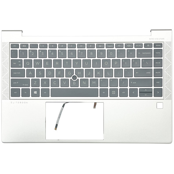 By HP EliteBook 840 G7, 840 G8, 845 G7, 845 G8, 745 G7, 745 G8, backlit US keyboard with palmrest at pcspare.com — Global Laptop Parts Center