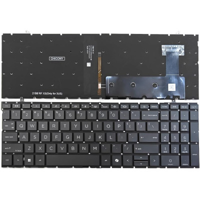 HP EliteBook 860 865 G11, retroiluminado teclado estadounidense AI
