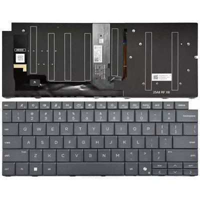 HP EliteBook X G2i, G2a, G2q, 14 إنش، HSN-I65C-4, ثانياً US keyboard gray