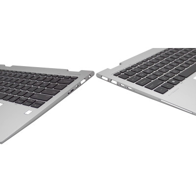 By HP EliteBook X360 830 G9, 835 G9, 830 G10, 835 G10, подсветка американской клавиатуры Palmrest Silver, N02320-001 at pcspare.com — Global Laptop Parts Center