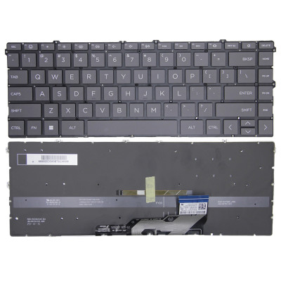 HP Envy x360 15-FE, 15-FH, TPN-C165, TPN-C166, teclado preto retroiluminado dos EUA