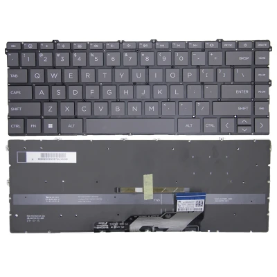 HP Envy x360 15-FE, 15-FH, TPN-C165, TPN-C166, zwart met achtergrondverlichting US toetsenbord