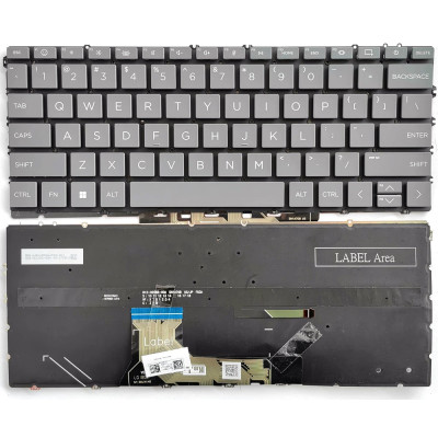 HP Envy x360 2-en-1 14-FC, 14-FA, TPN-C172, TPN-C173, gris teclado de los Estados Unidos retroiluminado