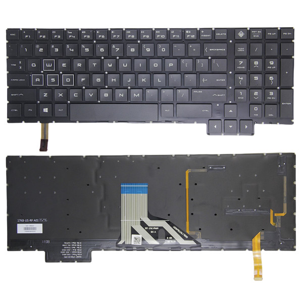 By HP omen 15-CE, TPN-Q194, colorful backlit US keyboard at pcspare.com — Global Laptop Parts Center