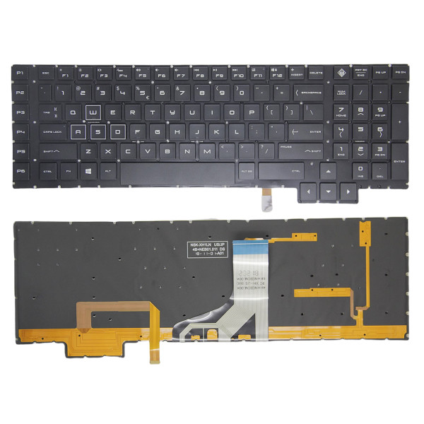 By HP omen 17-AN, 17T-AN, TPN-Q195, bunte hintergrundbeleuchtete US-Tastatur at pcspare.com — Global Laptop Parts Center
