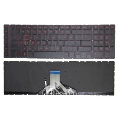 HP omen 17-CB, TPN-C144, teclado de EE.UU. retroiluminado rojo