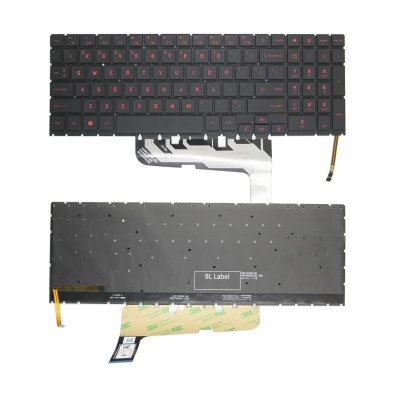 HP omen 16-WF 16-U 16-WD 16-AM 16-XF 16-AP 16-XD hintergrundbeleuchtete US-Tastatur rot