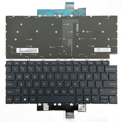 HP OmniBook Ultra 14-FD, 14T-FH, Flip 14-FH, tastiera americana retroilluminata blu