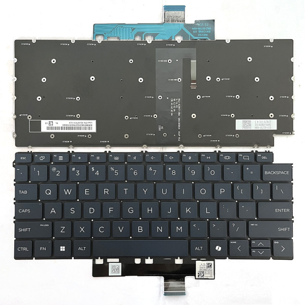 By HP OmniBook Ultra 14-FD, 14T-FH, Flip 14-FH, tastiera americana retroilluminata blu at pcspare.com — Global Laptop Parts Center