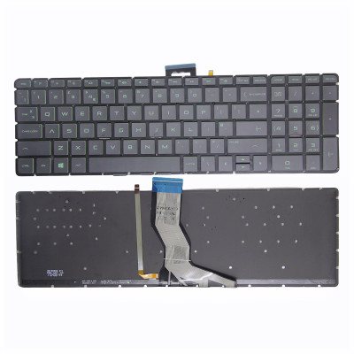 HP Pavilion 15-AB 15T-AB 15Z-AB 15-AE 15T-AE 15-AH 15-AN 15-AK green backlit UK keyboard
