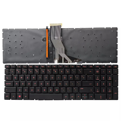 by HP Pavilion 15-BC 15-BC000 15-BC200 15-BK000 15-BK100 red backlit US keyboard on pcspare.com - Global Laptop Parts Center