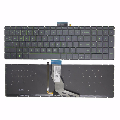 HP Pavilion 15-BS 15-BR 15-BW 15T-BR 15Q-BU 15T-BS 15Z-BW green backlit US الأصلي