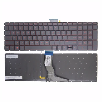 HP Pavilion 15-AB 15T-AB 15Z-AB 15-AE 15T-AE 15-AH 15-AN 15-AK tastatură roşie cu backlit-uri din SUA