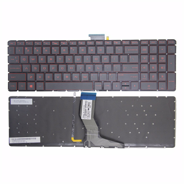 By HP Pavilion 17-G 17T-G 17Z-G red backlit US keyboard at pcspare.com — Global Laptop Parts Center