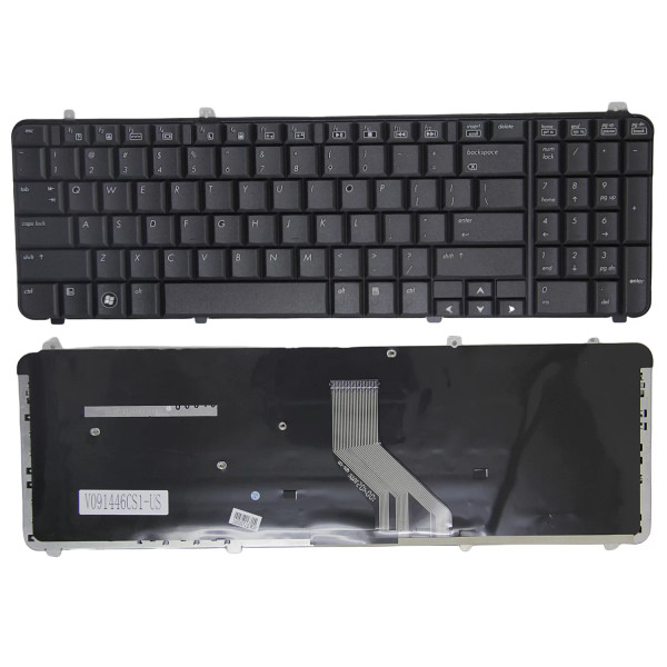 By HP Pavilion DV6, DV6T, DV6Z, DV6-1000, DV6-2000, US keyboard black at pcspare.com — Global Laptop Parts Center