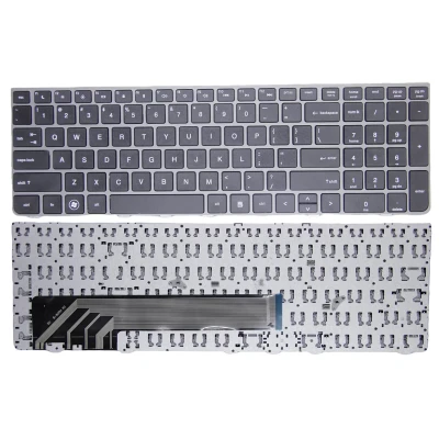 HP ProBook 4530S, 4535S, 4730S, 4735S, quadro de prata de teclado dos EUA