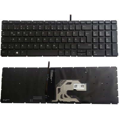 HP Probook 450 G6, 450 G7, 455R G6, 455 G7, HSN-Q22C, HSN-Q17C, HSN-Q25C, HSN-Q16C, backlit Germany DE keyboard original