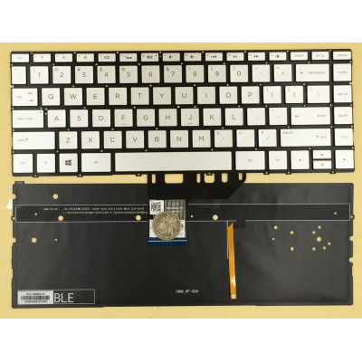 HP Spectre x360 13-W 13-AC 13-AD 13-AE silberne Hintergrundbeleuchtung US-Tastatur