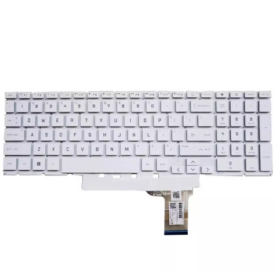 HP Victus 16-D 16-E 16T-D 16-R 15-FA 15T-FA 15-FB 15Z-FB retroiluminado teclado branco dos EUA